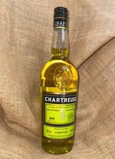 CHARTREUSE jaune 70 cl 43% mise 2024 liqueur export Espagne Aiguenoire