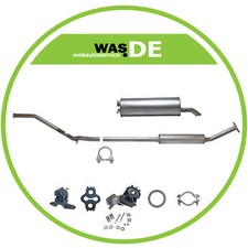 ligne pot d'échappement silencieux central+arrière pour Peugeot 307 SW 1.6 break