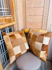 Housse De Coussin En Cuir Avec