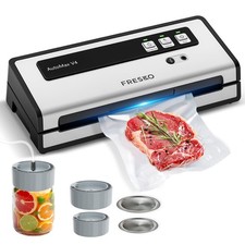 Machine Sous Vide Alimentaire Automatique, 140W avec Double Scellage à Chaud,...