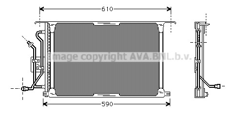 Condenseur climatisation ford - condenseur,