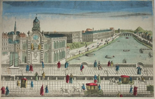 Vue optique estampe veue - estampe, « veue