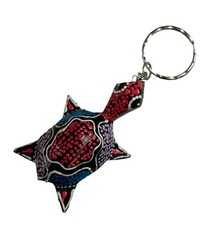 Porte-Clé Tortue bois coloré