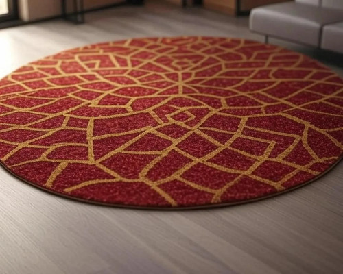 Tapis rond laine nz - rond,