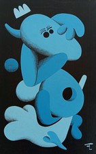 Art contemporain tableau peinture acrylique sur toile oeuvre originale signée 