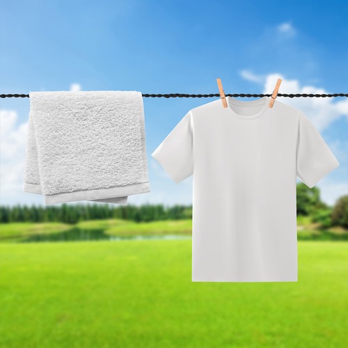 étendoir linge compact - À,