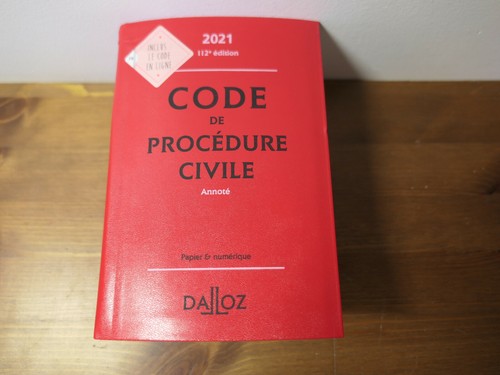 Code procedure civile 2021 - procedure,
