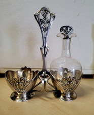 service en métal argent  art