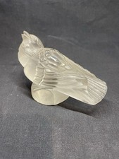 Oiseau en verre moulé-pressé, presse papier, Lalique, Sabino, Daum...