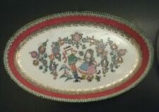 Plat Oval en cuivre Émaillé ARTA Handmade in Austria No 43 - 18x11 cm