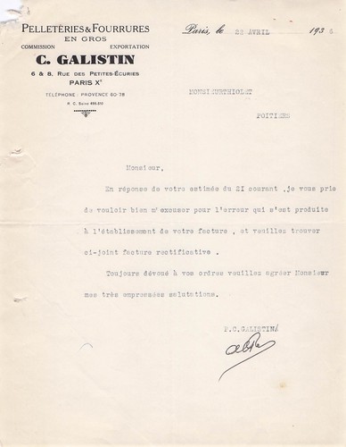 Paris pelletier galistin - 75,