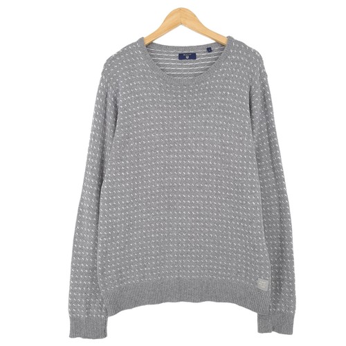 Gant vintage pull homme gris - vintage,