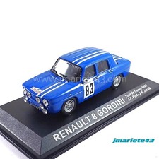 Renault 8 Gordini #83 J.F. Piot - J.F. Jacob Tour de Corse 1966 1:43