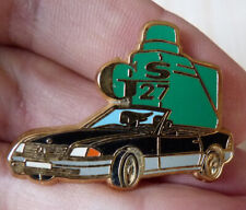 BEAU PIN'S VOITURE MERCEDES 300 500 SL GS 27 ZAMAC FOND DORE