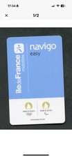 RATP/SNCF Carte navigo EASY - JO 2024 PARIS - Jeux Olympiques - Ticket de metro