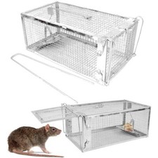Piège à Rats Cage Petits Animaux Rongeur Souris Contrôle Appâts Capture Reusable