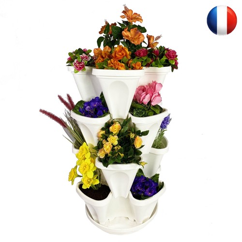 Jardinière pot à tour - jardinière, /