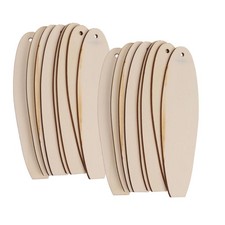 Lot de 16 plaques en bois