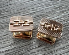 Boutons de manchettes anciens - plaqué or MURAT