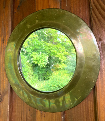 Miroir rond laiton - rond,