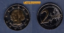2 Euro Commémo Ruthénium Monaco 2011 Mariage Prince Albert II Charlene Wittstock