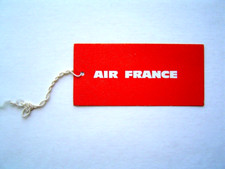 ETIQUETTE BAGAGE VALISE ancienne 1970 : COMPAGNIE AVIATION AIR FRANCE