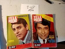 LOT 2 magazines tv 1970 télé