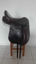 Selle de cheval, cuir, Laser