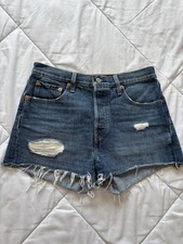 Short Levi’s 501 court bleu