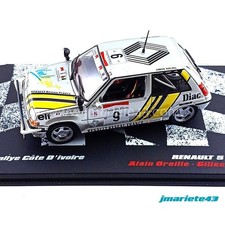 Renault 5 GT Turbo #9 A. Oreille - Rallye G. Thimonier Côte d'Ivoire 1989 1:43