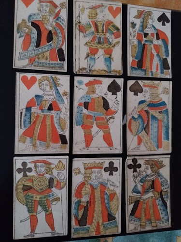 Jeu ancien cartes - ancien,
