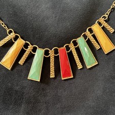 Gold Tone Statement Necklace