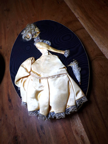 Vintage tableau ovale - vintage,