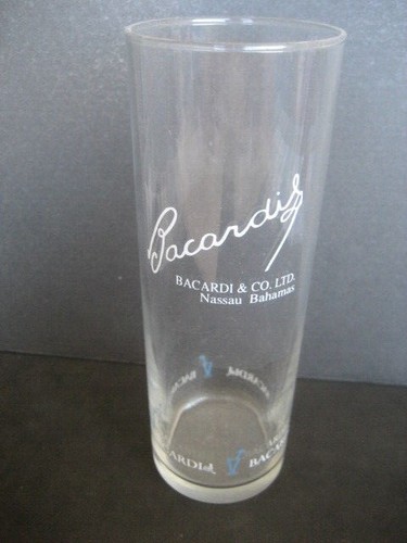 Verre cristal bacardi - verre,