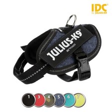 Julius-K9 Idc Plats Electriques Harnais pour Chien Autocollant Fermeture Scratch