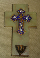 Ancien bénitier En Bronze