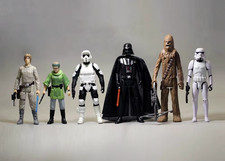 Lot 6 figurines Star Wars Luke