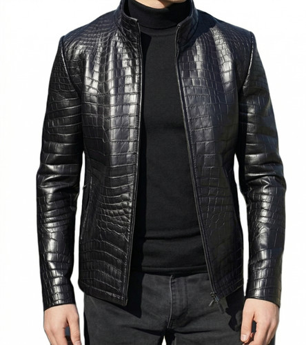 Veste cuir noir pour homme - veste,