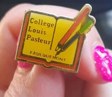 P94405 Pin's De Collection Village De France Collège Louis Pasteur Faulquemont 