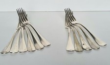 11 anciennes fourchettes Christofle en métal argenté début 20ème à nettoyer