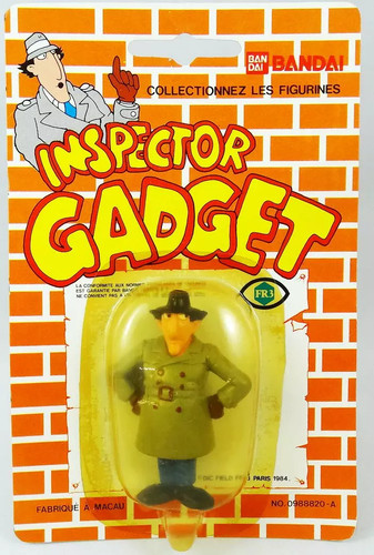Inspecteur gadget figurine - inspecteur,
