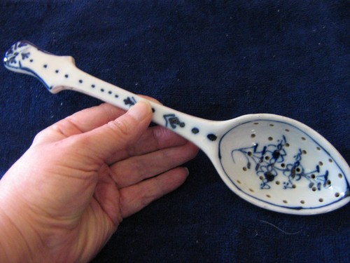 Antique perforated porcelain - antique,