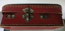 Ancienne petite valise en carton vintage valisette  21x13.5x6.5 Pour Poupée 