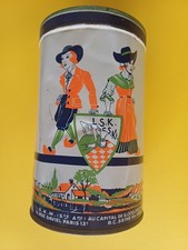 boîte tôle lithographiée