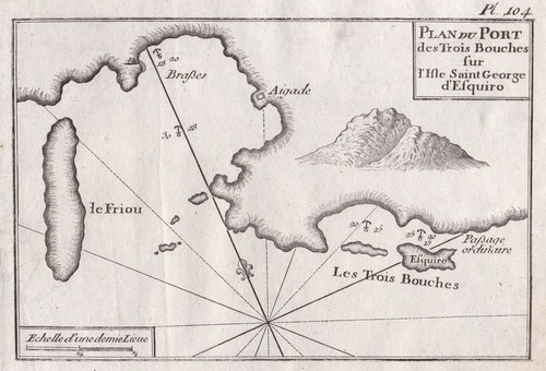 Carte île skyros - de, l'Île