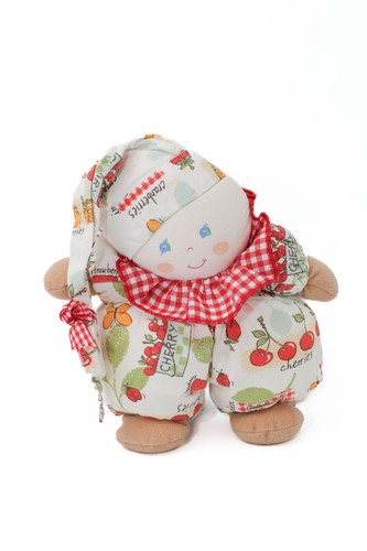 Doudou poupe lutin tissu - doudou,