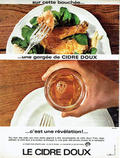 publicité Advertising 0823 1965   Cidre doux  c'est une révélation