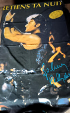 Johnny Hallyday - Grand drapeau  - Parc des princes, tour 93  - 1, 10 Mètre-TBE