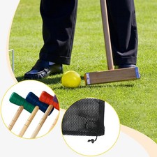 Jeu de croquet en bois pour