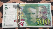 Billet 500 Francs Pierre Et